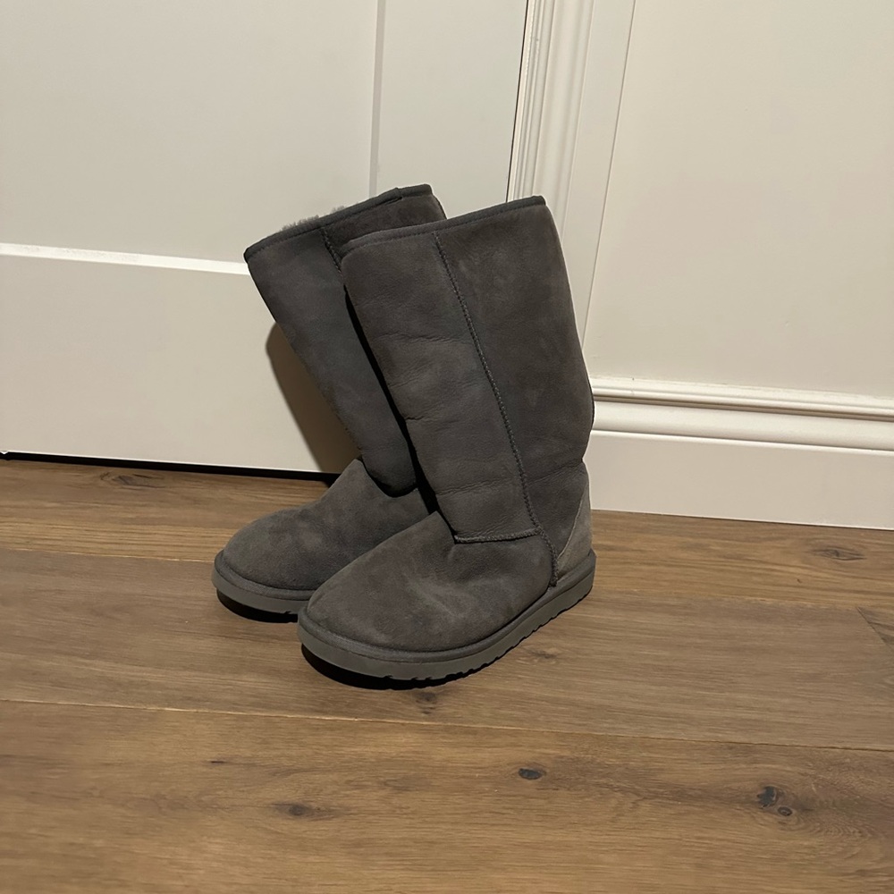 UGG Gray Classic Tall Boots
